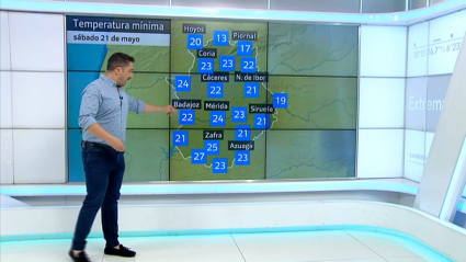 Temperaturas mínimas en mayo