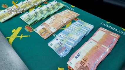Dinero sin declarar Guardia Civil