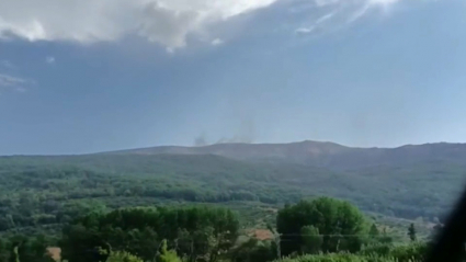 Incendio entre el Jerte y La Vera