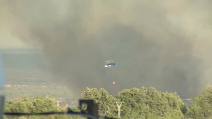 Incendio Villanueva de La Vera sábado 30 julio