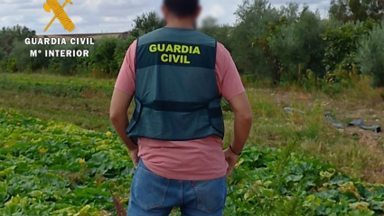 Guardia Civil en el campo