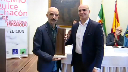 Jesús Carrasco recoge el premio Dulce Chacón
