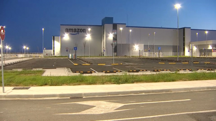 Centro logístico de Amazon, en Badajoz.
