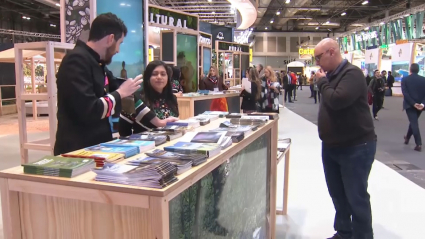 Uno de los estand extremeños en FITUR