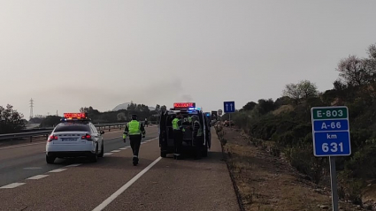 Accidente en la A-66
