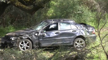 Coche accidentado