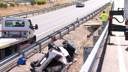 Accidente en la A-5 cerca de Jaraicejo