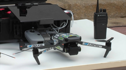 Dron con el que comienza a trabajar la Policía Local de Almendralejo