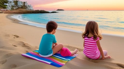 Niños en la playa