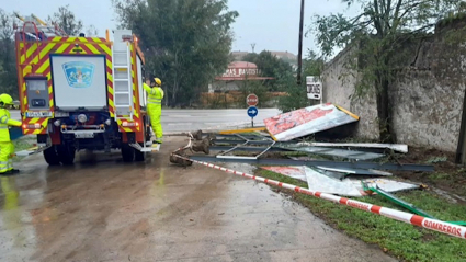Efectos de la borrasca Aline en la provincia de Cáceres