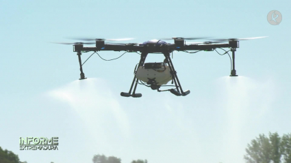 DRON AGRICOLA EN INFORME EXTREMADURA