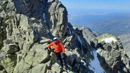 Ivan Borriello en la montaña