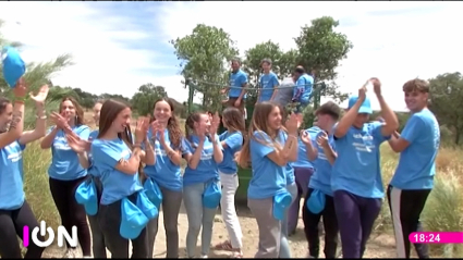 la fiesta del leño 2024 en Maguilla