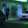 Calle de Badajoz limitada por un cordón policial