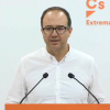 Cayetano Polo, en la sede de Ciudadanos Extremadura