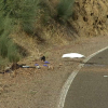 Accidente de moto en Alange