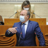José Antonio Monago, durante su intervención en la Asamblea