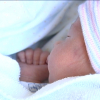 Enzo, primer niño nacido en la provincia de Cáceres en 2019.
