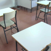 Aula vacía en un centro educativo extremeño