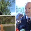 Dos de las denunciantes y Luis Acha