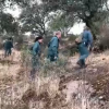 Equipos de la Guardia Civil en el dispositivo de búsqueda de Rosalía Cáceres