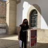 La concejala de Festejos, Fernanda Valdés, presentando ‘La feria de los peques’