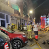 Incendio en la calle Manuel Saldaña de Badajoz