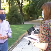 Imagen de la entrevista al presidente de la Asociación por los derechos de custodia compartida de Extremadura 