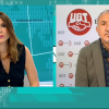 Imagen de la entrevista en directo a Pepe Álvarez