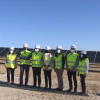 Obras de la planta fotovoltaica de Castuera