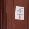 Cartel con las nóminas sin cobrar en Alburquerque