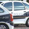 Vehículos de la Policía Nacional en Plasencia