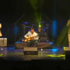 El grupo alentejano 'Os zona zefinha' en un momento de la actuación en la Sala Trajano