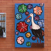 Algunas de las obras de la exposición 'Extremadura en colores'