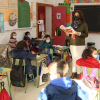 Maestra en el colegio Trajano de Mérida