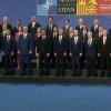 Foto grupal de todos los miembros que participan en la cumbre de la OTAN que se celebra en Madrid