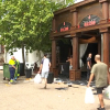 Mucha actividad este viernes en el recinto ferial de Caya 