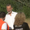 Rey visita zona afectada por el incendio de Las Hurdes