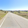 Carretera regional donde se produjo la salida de vía