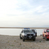 Equipos de emergencia en un pantano 
