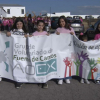 Marcha rosa en Fuente de Cantos