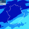 Previsión de lluvia en Extremadura