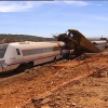 Accidente tren contra un camión en Carmonita en 2010