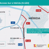 Proyecto de acceso sur a Mérida por la N-630