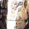 Toldos en la calle San Juan