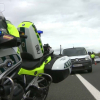 Control de velocidad esta tarde en la A-58 a la altura de Cáceres 