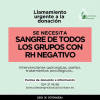 Llamamiento del banco de sangre