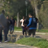 Migrantes practican deporte en el albergue de Mérida