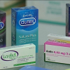 Métodos anticonceptivos en una farmacia
