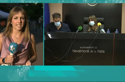 Rueda de prensa de la alcaldesa de Navalmoral de la Mata